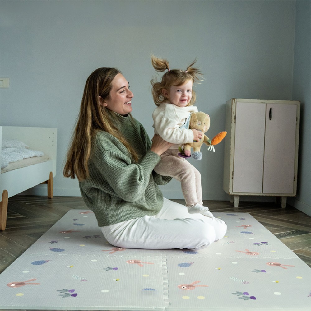 Taf Toys Χαλάκι Δραστηριοτήτων Urban Garden XL Soft Puzzle Mat - 1