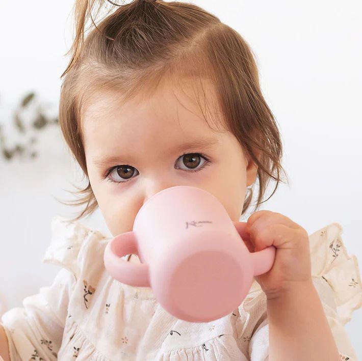 Kiokids Εκπαιδευτικό Ποτηράκι Σιλικόνης 120ml Ροζ 4+ Μηνών - 1