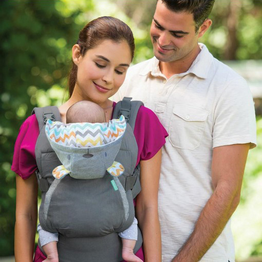 Infantino Μάρσιπος Cuddle Up Ergonomic Hoodie Carrier 2 - 1