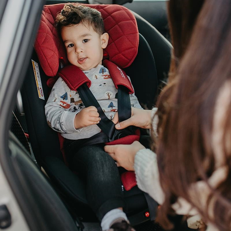 Coccolle Smart Baby Κάθισμα Αυτοκινήτου 360° Isofix Vigo Poppy Red 0-36kg - 1