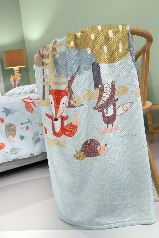 Saint Clair Κουβέρτα Ultrasoft Μονή Timber Mint 160x220εκ. - 1