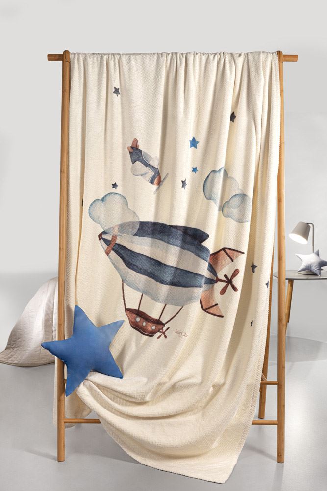 Saint Clair Κουβέρτα Fleece Ultrasoft Μονή Demo 160x220εκ. - 1