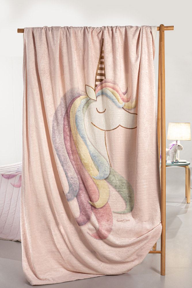 Saint Clair Κουβέρτα Fleece Ultrasoft Μονή Cinderella 160x220εκ. - 1