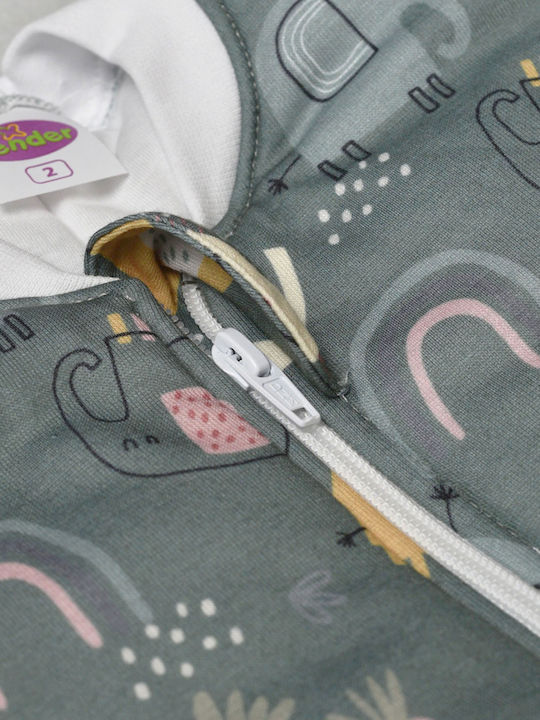 Tender Χειμερινός Υπνόσακος Classic 2.5 Tog (16-20°C) Elephants Λαδί - 1