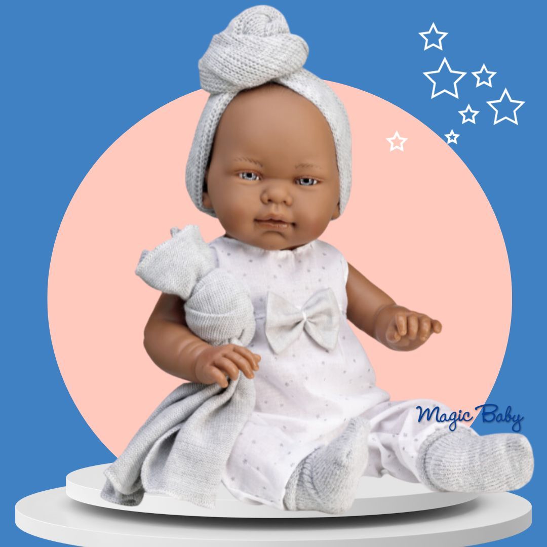 Lamagik Magic Baby Χειροποίητη Κούκλα Marina με Τουρμπάνι 47εκ. Αρωματισμένη - 1