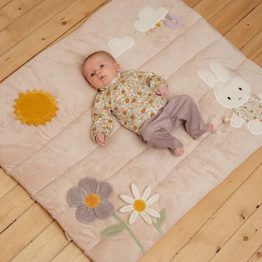 Little Dutch Υφασμάτινο Στρωματάκι Δραστηριοτήτων Miffy Vintage Little Flowers - 1