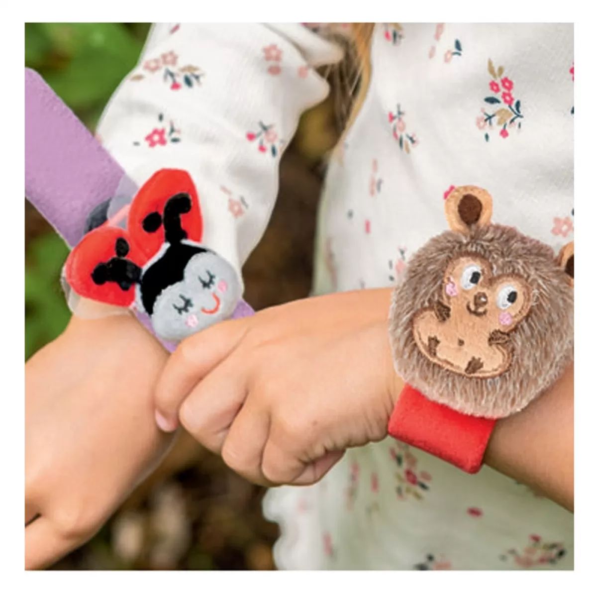 Moses Λούτρινο Βραχιολάκι Πασχαλίτσα Fluffy Snap Bracelet - 1