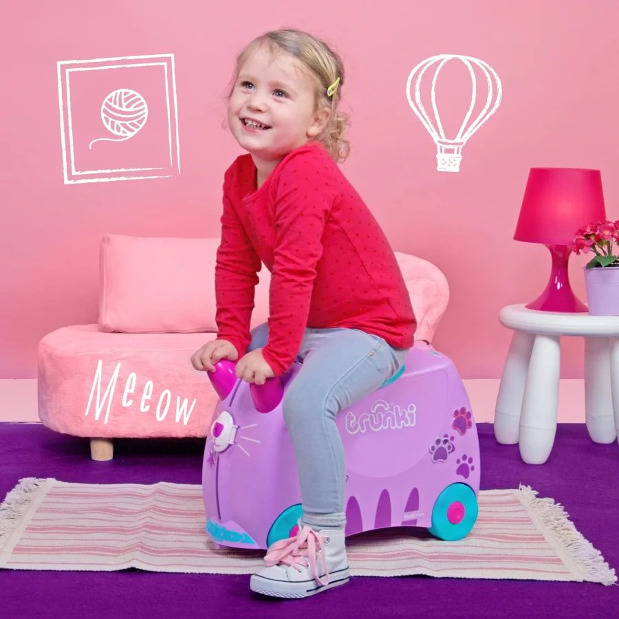 Trunki Cassie the Cat Παιδική Βαλίτσα Ταξιδιού Με Ροδάκια 18lt - 1