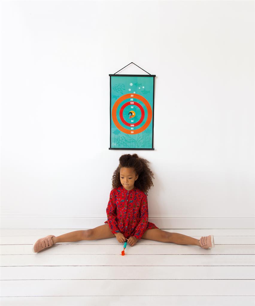Scratch Στόχος Τοίχου με Βελάκια Βεντούζες Coral Reef 38x60εκ. - 2