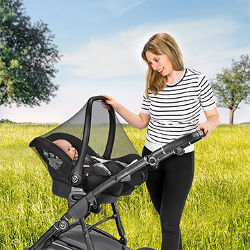 Reer Κουνουπιέρα Bite Safe Universal Black - 1