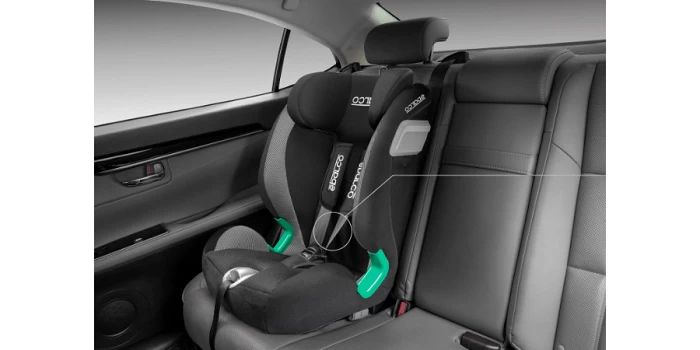 Sparco Παιδικό Κάθισμα Αυτοκινήτου SK5000I i-Size Grey 9-36 kg (76-150cm) - 6