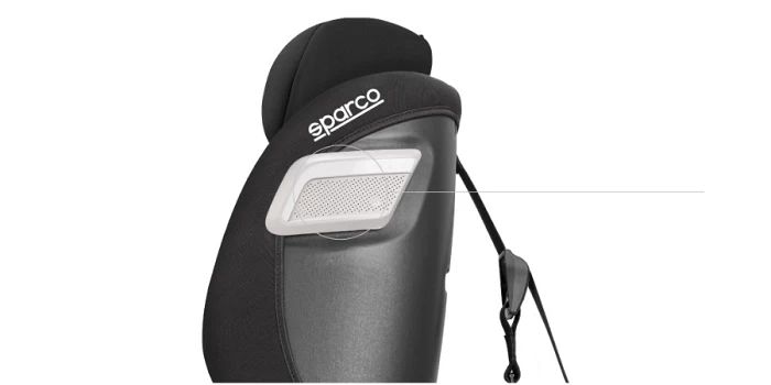 Sparco Παιδικό Κάθισμα Αυτοκινήτου SK5000I i-Size Grey 9-36 kg (76-150cm) - 3