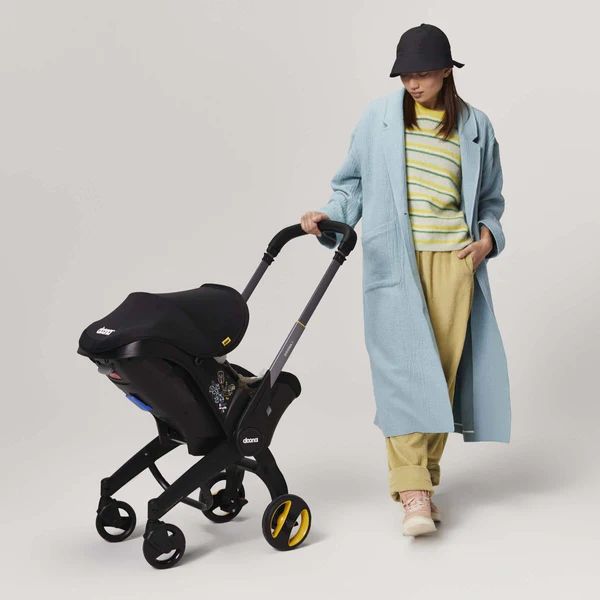 Doona I i-Size Κάθισμα Αυτοκινήτου 0-13kg Μετατρεπόμενο σε Καρότσι Nitro Black - 2