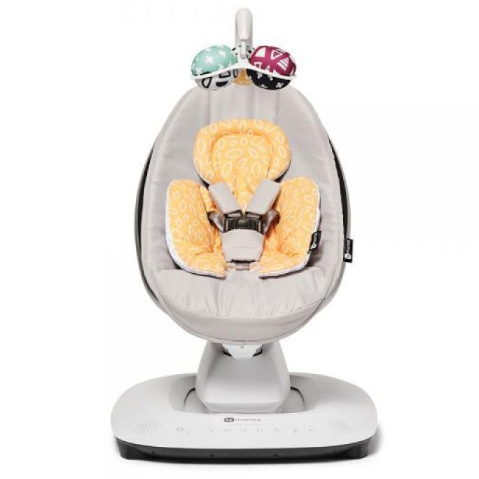 4moms Μαξιλάρια Νεογέννητου Yellow/Mesh για Ρηλάξ Mamaroo 5 - 1