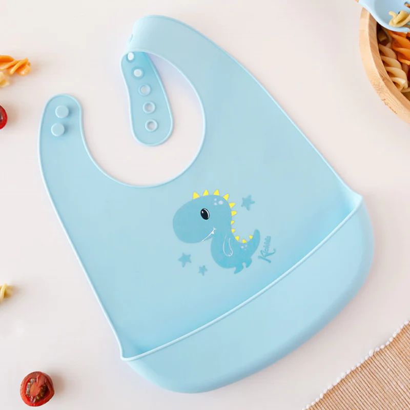 Kiokids Σαλιάρα Σιλικόνης Little Dinosaur - 1