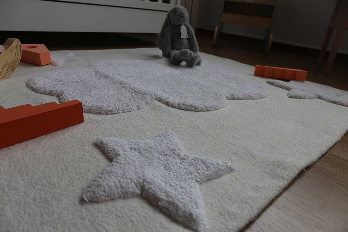 BabyBliss Βαμβακερό Πλενόμενο Χαλί Somewehere Between The Stars 100x140εκ. - 2