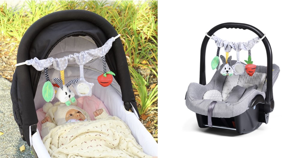 BabyOno Κρεμαστό Παιχνίδι Δραστηριοτήτων Για Καρότσι & Κούνια Carrot & Hop - 1