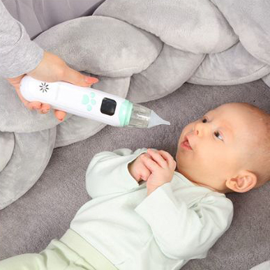 BabyOno Ηλεκτρικός Ρινικός Αποφρακτήρας Μύτης με 3 επίπεδα Έντασης & Αθόρυβη Λειτουργία - 1