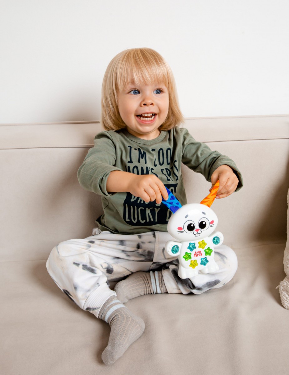 Kids Hits Εκπαιδευτικό Παιχνίδι στα Ελληνικά Babies Μουσικό Ζωάκι Λαγουδάκι - 1