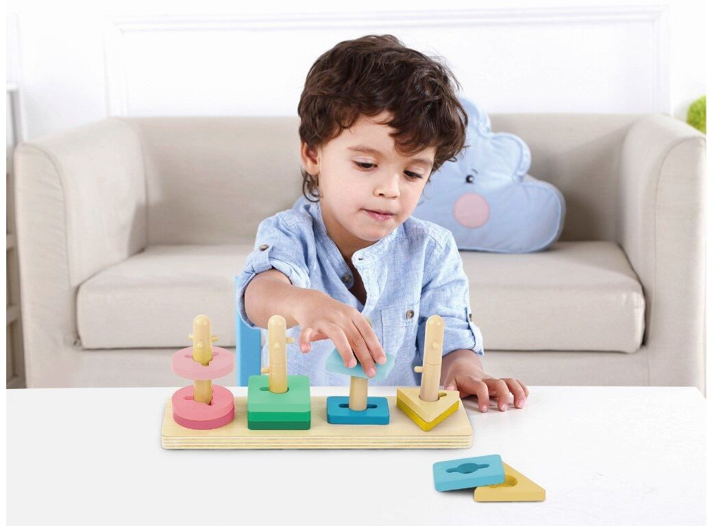 EliNeli Montessori Εκπαιδευτικό Κουτί Σετ Παιχνιδιών για Μωρά 25-36 μηνών - 1