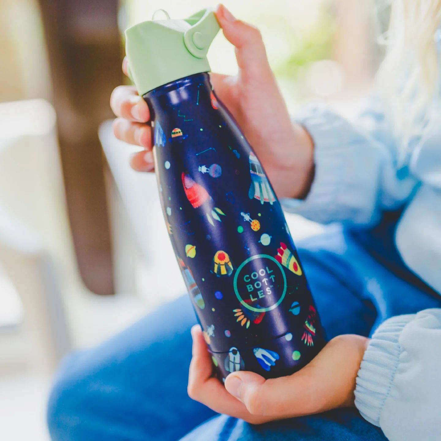 Cool Bottles Ανοξείδωτο Παιδικό Μπουκάλι Διάστημα 260ml - 1