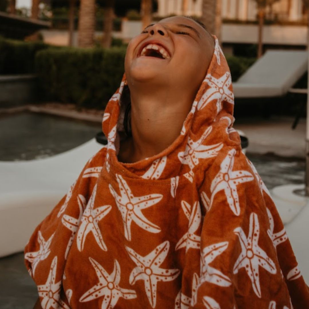 Swim Essentials Λούξ Παιδική Πετσέτα Πόντσο Jungle 52x52εκ. - 1