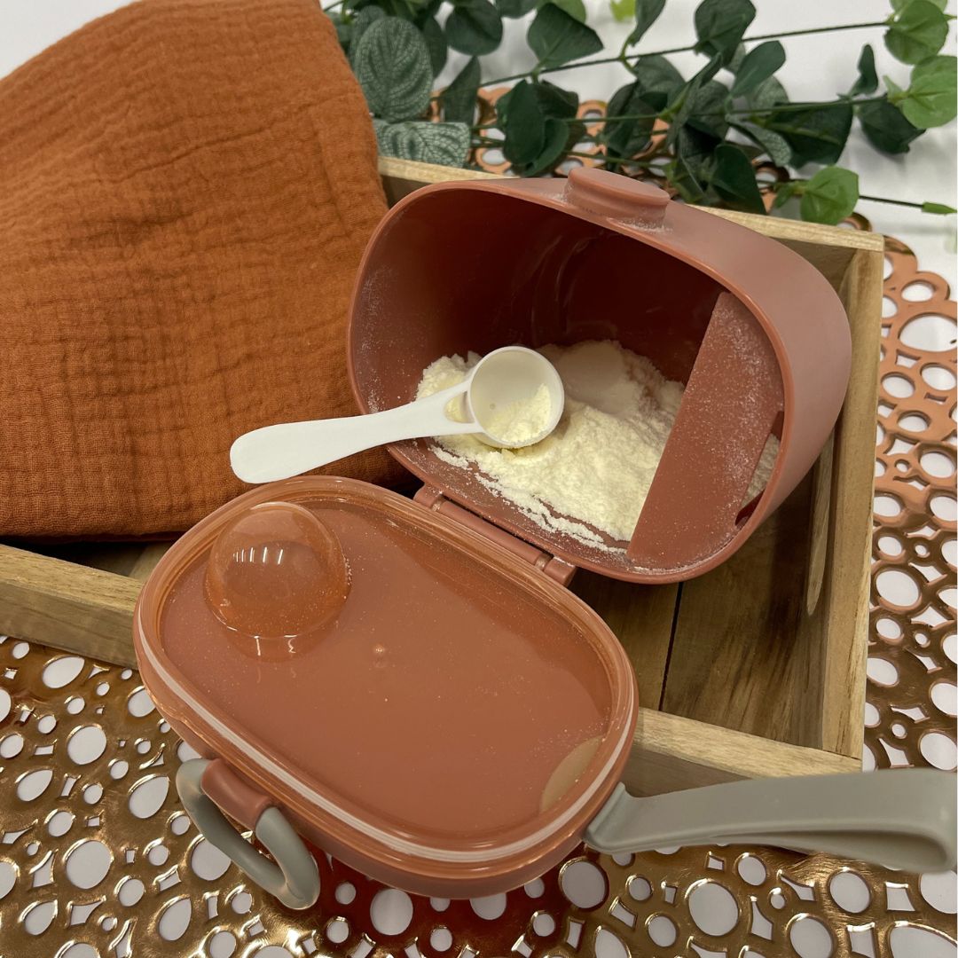 Bo Jungle Δοχείο Αποθήκευσης Σκόνης Γάλακτος  & snack 500ml Terracota - 1