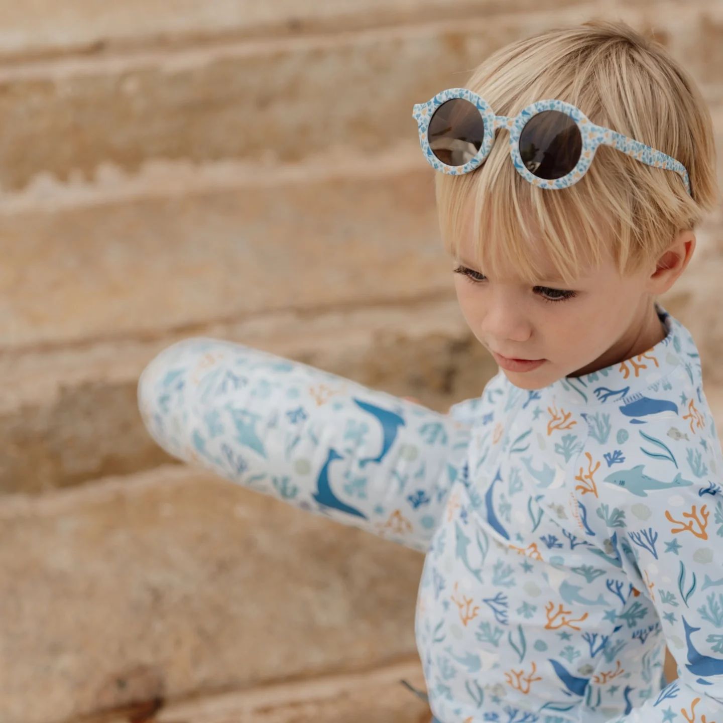 Little Dutch Παιδικά Γυαλιά Ηλίου UV400 Wayfarer Almond , 2-5 ετών - 1