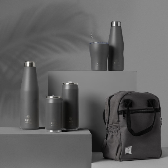 Estia Μπουκάλι Θερμός Travel Flask Save The Aegean Fjord Grey 500ml - 1