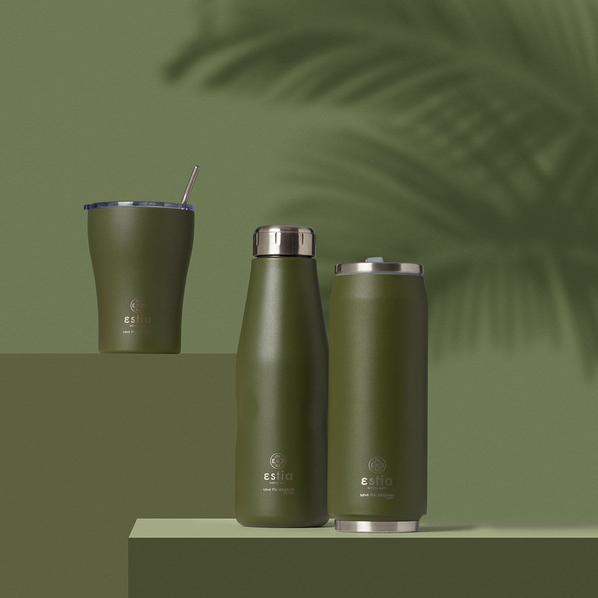 Estia Μπουκάλι Θερμός Travel Flask Save The Aegean Forest Spirit 500ml - 1