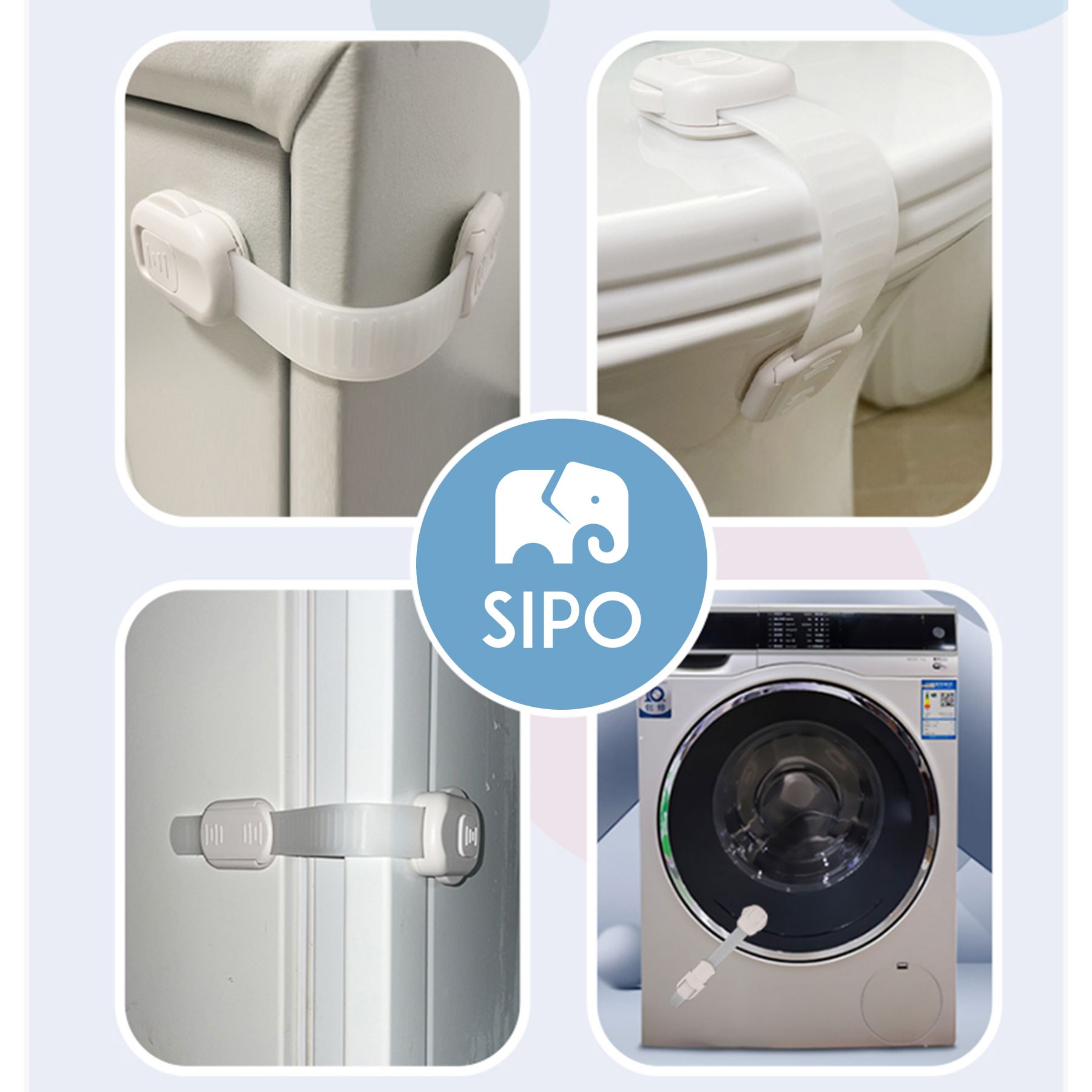 Sipo Παιδική Πολυκλειδαριά Ασφαλείας On/Off Σετ 6τμχ. - 1
