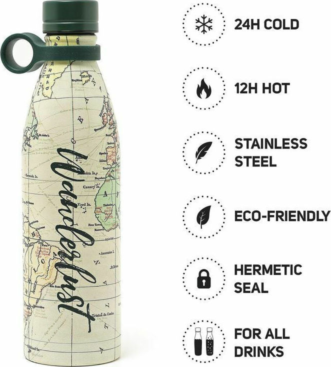 Legami Milano Ανοξείδωτο Μπουκάλι-Θερμός Hot&Cold Travel 800ml - 1