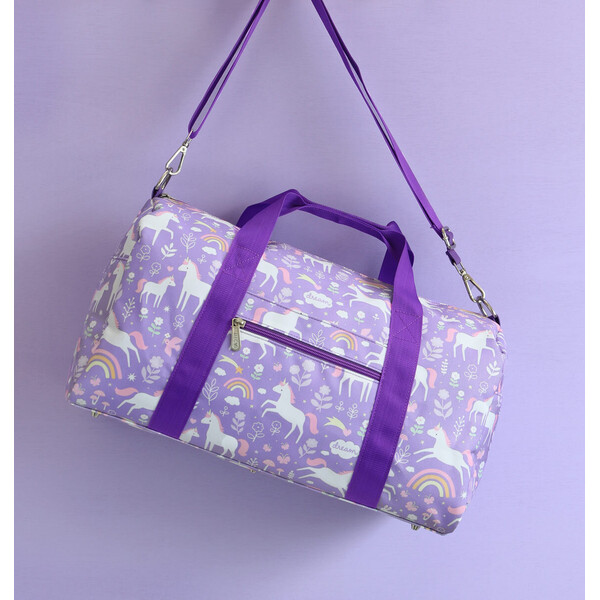 A Little Lovely Company Μικρό Σακίδιο Ταξίδιου Weekend Bag 46x25εκ. Unicorn Dreams - 1