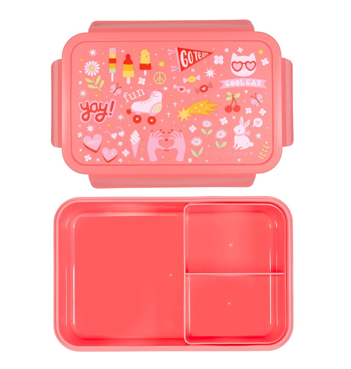 A Little Lovely Company Παιδικό Δοχείο Φαγητού Bento Lunch Box Fun - 1