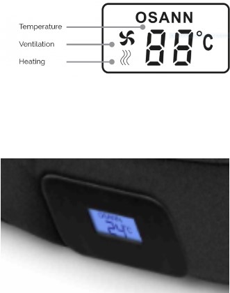 Osann Κλιματιζόμενο Κάθισμα Booster Αυτοκινήτου Junior Klimax Ece-Black 15-36kg - 1