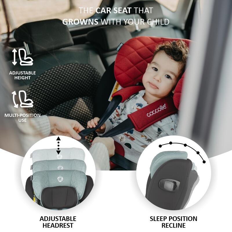 Coccolle Smart Baby Κάθισμα Αυτοκινήτου I-Size 40-150 cm Vigo  C  Diamond Black - 1