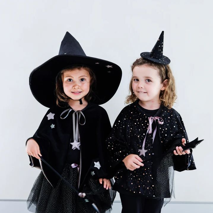Mimi & Lula Καπέλο Μάγισσας Raven Starry Velvet Mini Witch Hat - 1