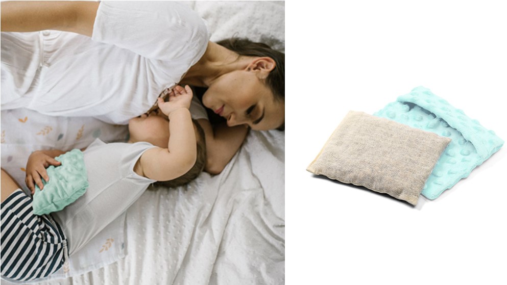 Babyono Φυσική Θερμοφόρα με Κουκούτσια από Κεράσια & Λεβάντα για Κολικούς Mint - 1