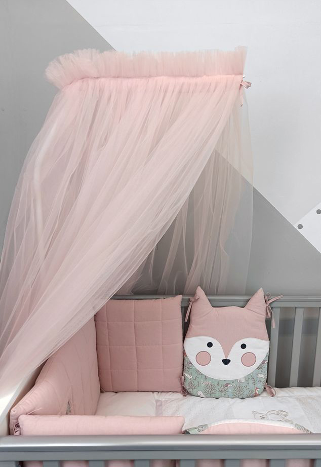 Baby Star Κουνουπιέρα Βρεφικού Δωματίου Elegant 10m Σάπιο Μήλο - 1