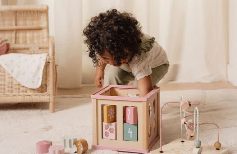 Little Dutch Ξύλινος Κύβος Δραστηριοτήτων με Προγραφή Fairy Garden FSC - 1