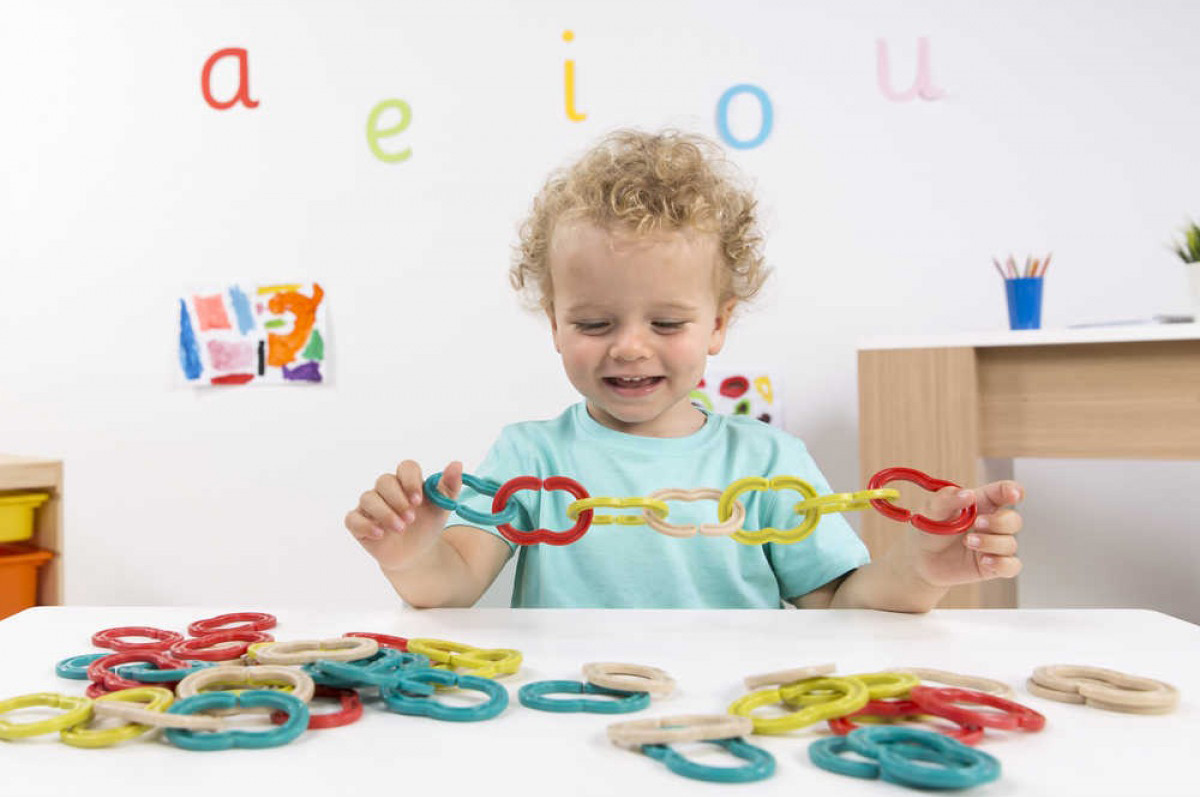 Miniland Παιδικό Σετ Αλυσίδες ECO Chains 48τμχ. - 1