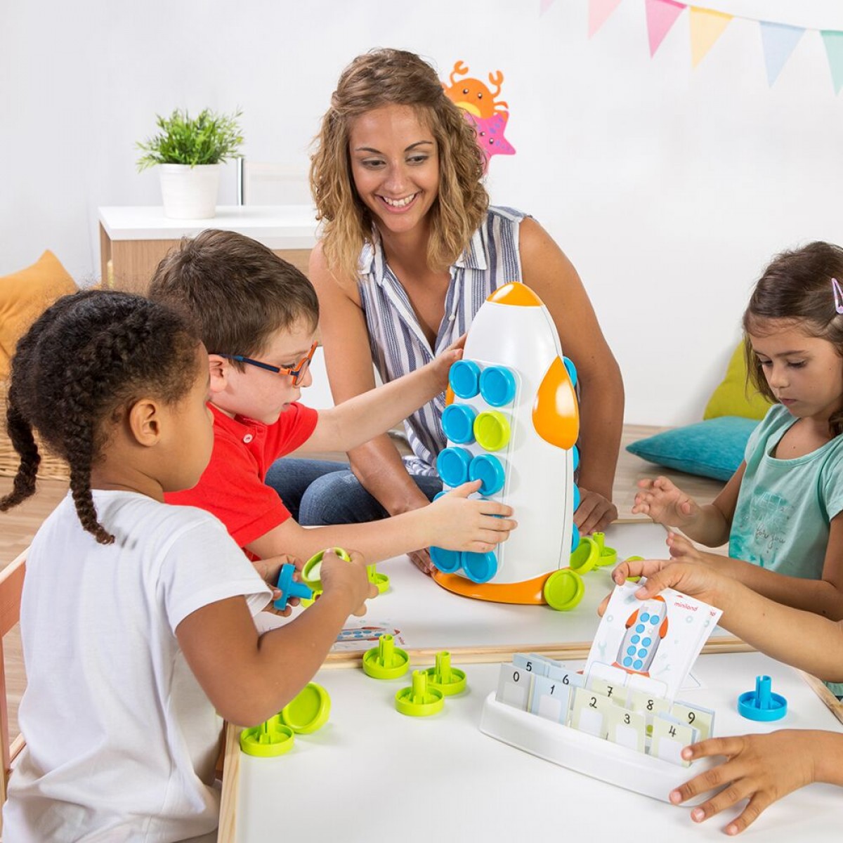 Miniland Εκπαιδευτικό Επιτραπέζιο Παιχνίδι Rocket 10 - 1