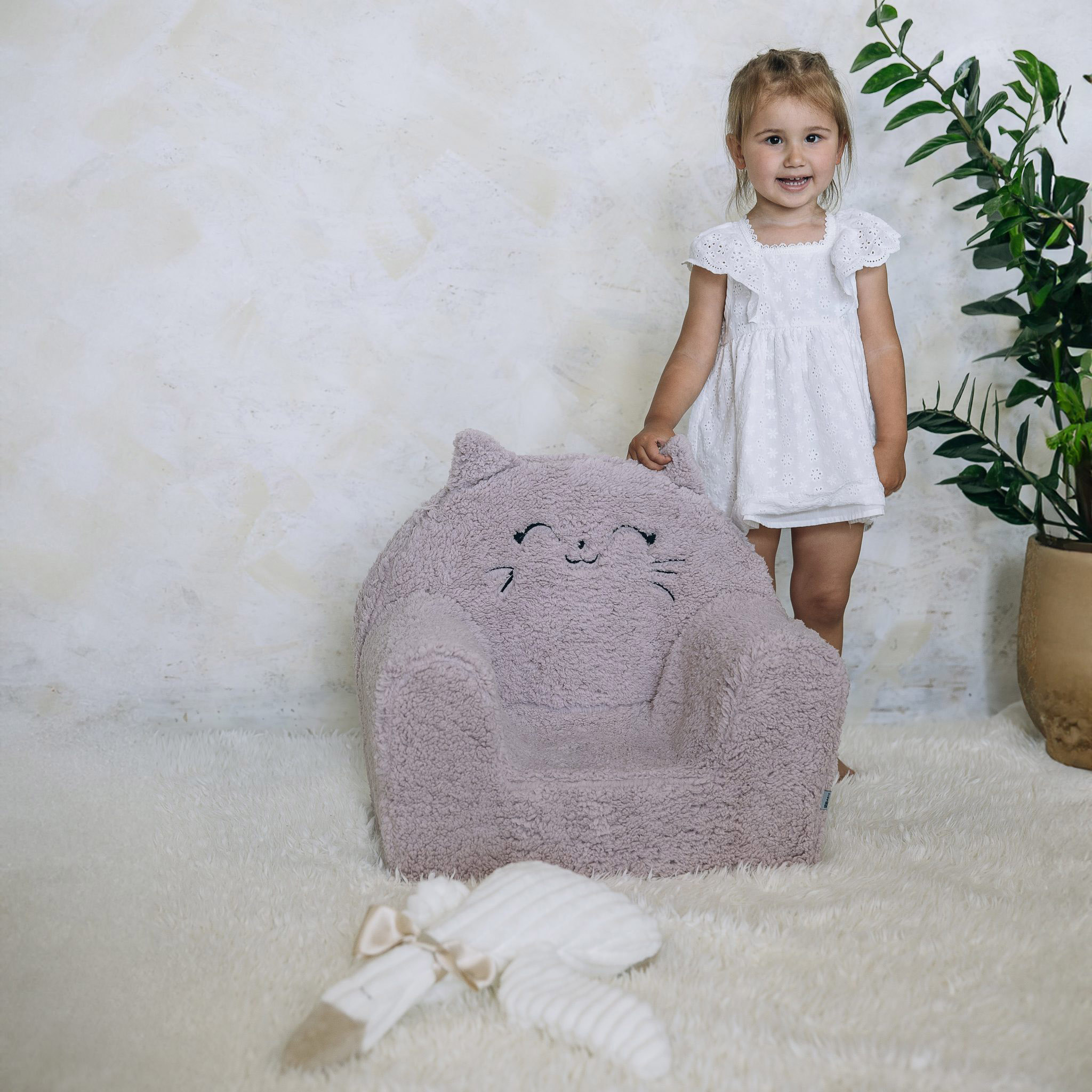 freeON Bubaba Παιδική Πολυθρόνα Bunny Green 43x47x34εκ. - 1