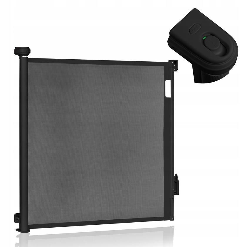 Lionelo Thea Αναδιπλούμενη Πόρτα Ασφαλείας Black Onyx έως 140εκ. - 1