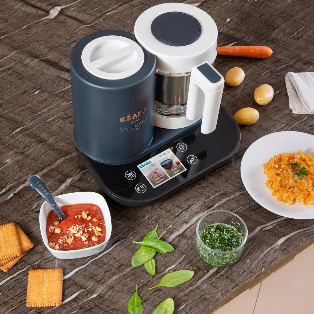 Beaba Ατμογάγειρας & Μπλέντερ Babycook Smart® Charcoal Grey - 1