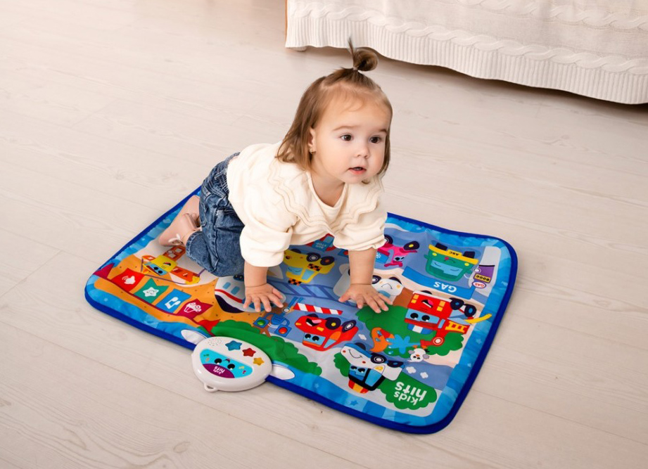 Kids Hits Μουσικό Χαλάκι Οχήματα για 8+ μηνών - 1