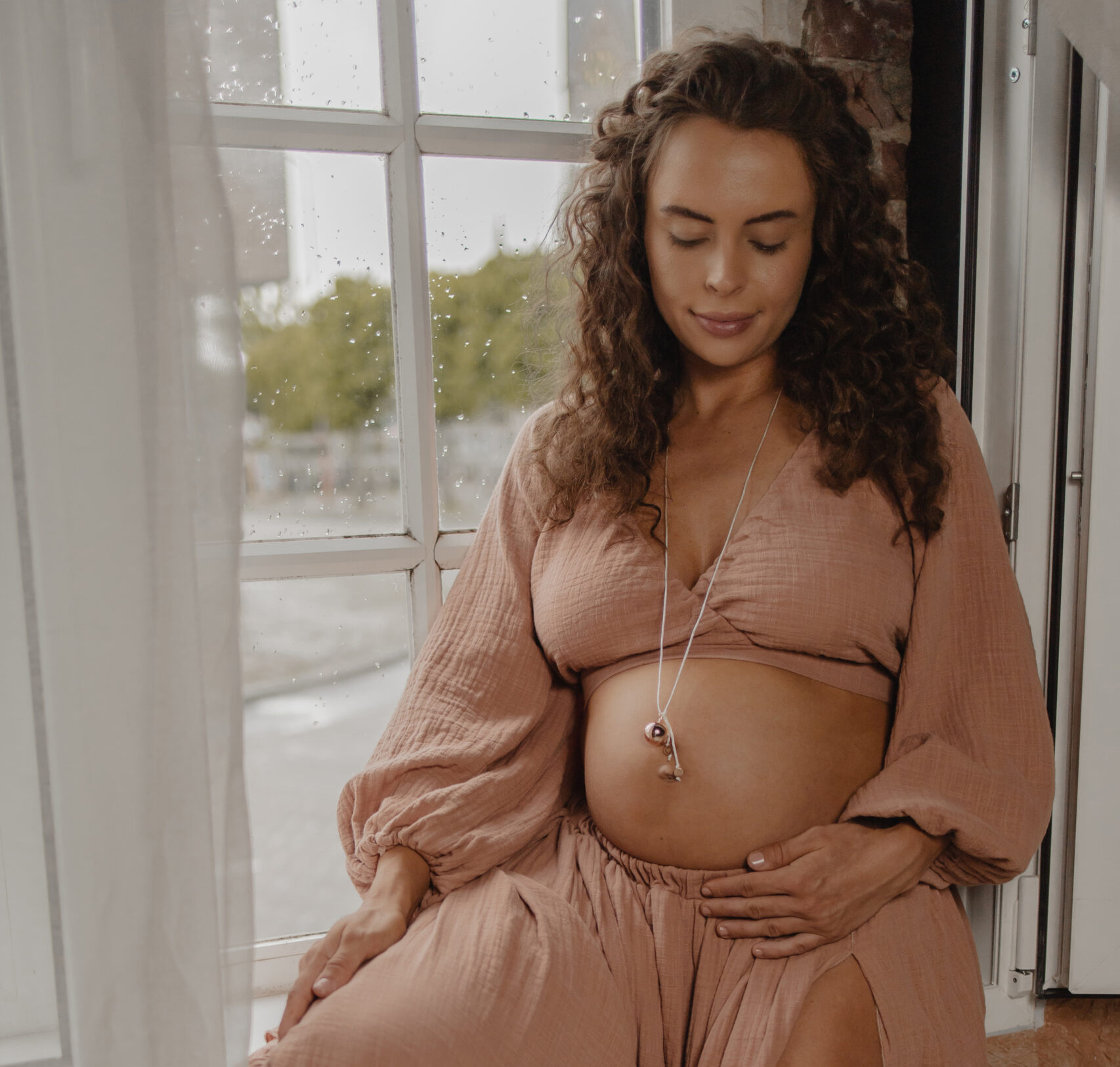 Proud Mama Μενταγιόν Εγκυμοσύνης Bola Sofie Grey Καρδιά - 1