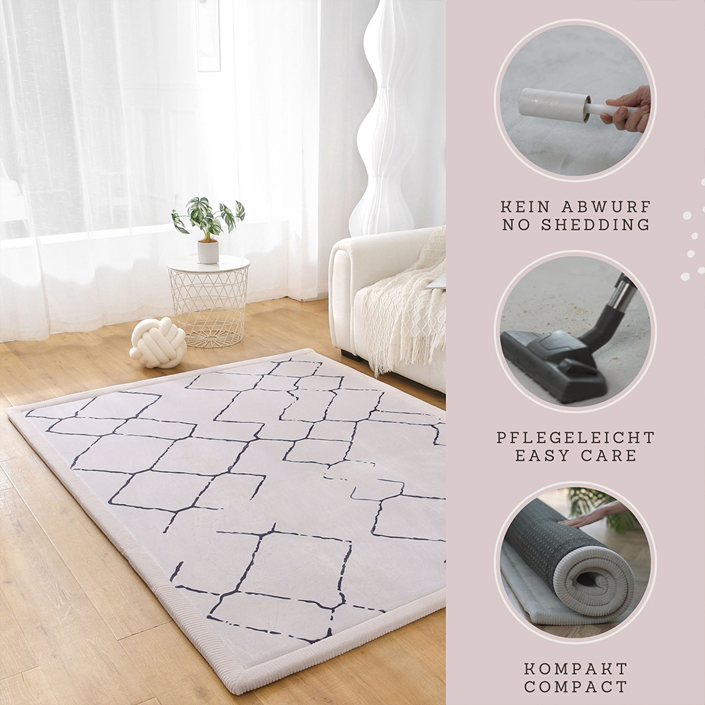 Hakuna Matte Χαλί Berber με Premium Memory Foam 200x150x2.5εκ. - 1
