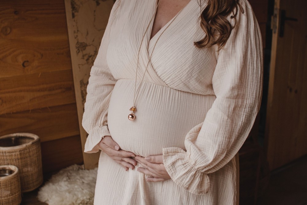 Proud Mama Μενταγιόν Εγκυμοσύνης Babybell Rose Gold - 1