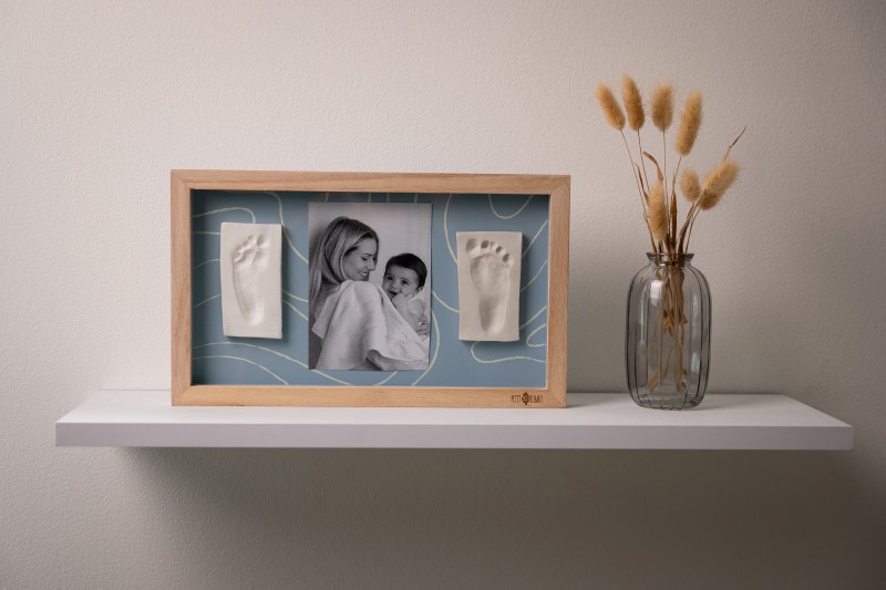 Petit Artichaut Κορνίζα για 2 Αποτυπώματα 2 Prints Frame Blue Abstract - 1